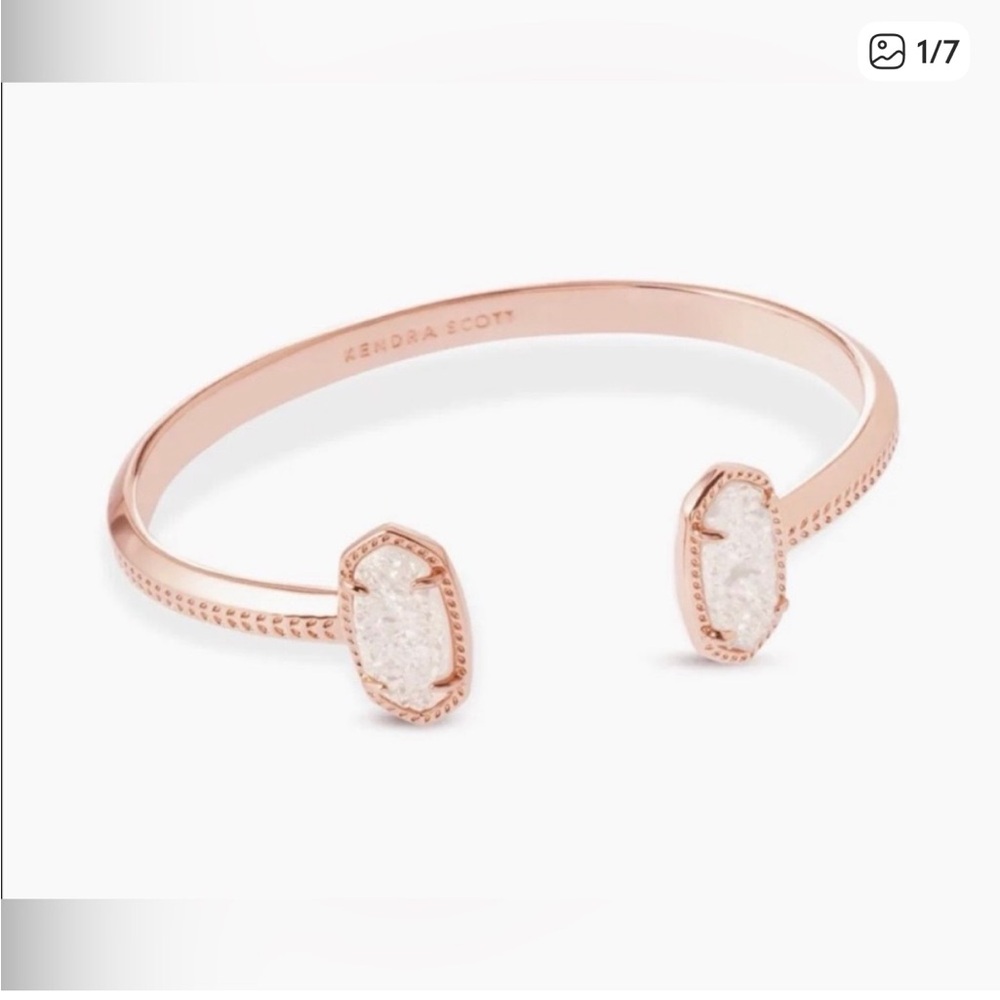 Kendra Scott Elton Rose Gold Adjustable Cuff Bracelet